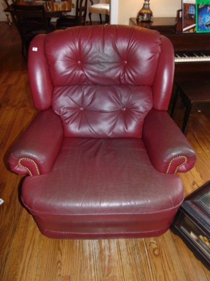 Faux Leather Rocker Recliner By Action Furniture - Local Pick Up Only