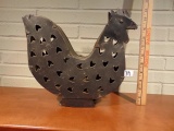 Hand Made Hen / Rooster Candle Holder