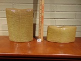 Pair Of Vtg Pottery Vases