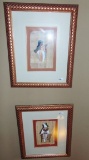 2 Egyptian Paintings On Genuine Papyrus Paper