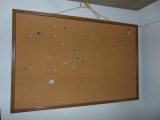 Wall Hanging Cork Board W/ Pins - Local Pick Up Only