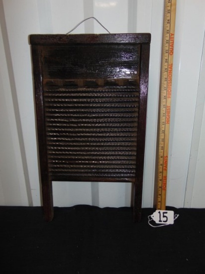 Antique Wood Washboard