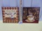 Pair Of Kitchen Wood Wall Hanging Plaques