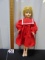 Vtg 1960s Plastic Molded Doll
