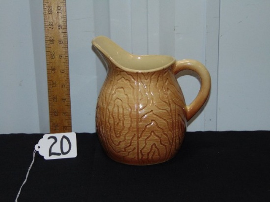 Vtg Stoneware Pitcher