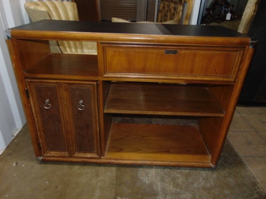 Vtg Elm Wood Buffet (local pick up only)