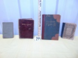 4 Antique Books All Printed Between 1901 & 1910