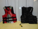 2 Coast Guard Approved Life Preservers: Maui & Sons & Seadoo