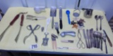 Large Lot Of Some Handy Kitchen Utensils, Refrigerator Magnets & Silverware