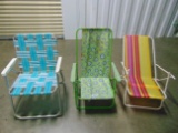 3 Lounging & Beach Folding Chairs