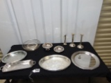 Nice Silver Plated Lot: Wm. A. Rogers, Leonard, Newburyport, P & M Italy, Etc