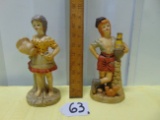 2 Vtg Porcelain Figurines