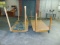 2 Wood Platform Carts (plant) Local Pick Up Only