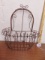 Large Wrought Iron Wall Hanging Plant Basket (office)