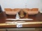 2 Terracotta Planters, 3 Potting Shed Seedling Covers & 2 Stakes (office)