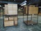 2 All Steel Square Storage Racks, Contents Not Included (plant) Local Pick Up Only