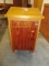 Rolling Solid Wood Podium (plant) Local Pick Up Only