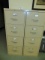 Pair Of Metal Hon 4 Drawer File Cabinets (office) Local Pick Up Only