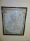 Vtg Framed 1949 National Geographic Map Of Great Brittain (office) Local Pick Up Only