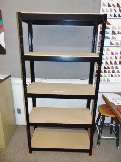 5 Shelf Metal Storage Rack (office) Local Pick Up Only