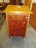 Rolling Solid Wood Podium (plant) Local Pick Up Only