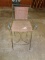 Wicker W/ Wrought Iron Framing Bar Stool (plant) Local Pick Up Only