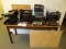 Work Table & Large Lot Of Office Supplies