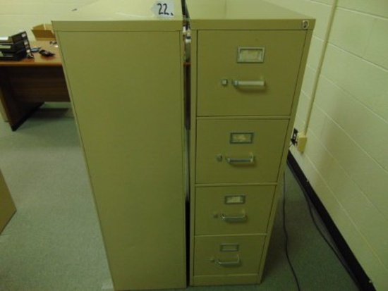 Matching Metal 4 Drawer File Cabinet (local Pick Up Only)