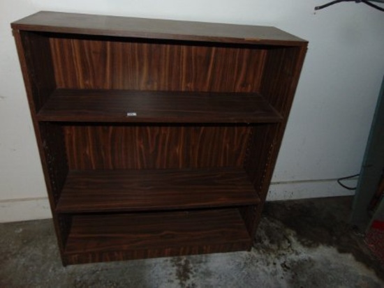 Nice Veneer Bookcase (plant) Local Pick Up Only