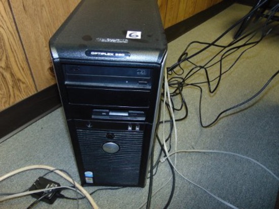 Dell Optiplex 320 Desk Computer W/ Tower, Monitor, Keyboard & Mouse (local Pick Up Only)