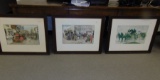 3 Vtg Prints By Ludovici, All W/ The David Copperfield Nicholas Nickleby Theme (local Pick Up Only)