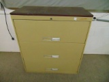 3 Drawer Metal Long Ways File Cabinets (local Pick Up Only)