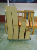 Rolling Metal & Wood Rack (plant) Local Pick Up Only