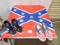 Large Confederate Flag, A Pair Of Adidas Snealers & A Pair Of U S A Flag Sneakers