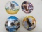 Set Of 4 Franklin Mint Heirloom AMERICAN EAGLE Collector Plates By Ronald Van Ruyckevelt