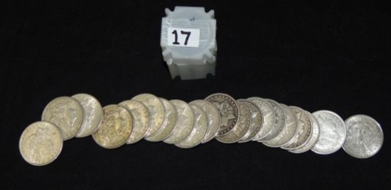 Roll Of 20 Morgan Silver Dollars
