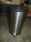 Oval Stainless Steel Trash Can (local Pick Up Only )