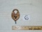 Vtg 1955 Norfolk & Western Railway Co. Solid Brass Switch Lock W/ Key