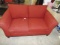 Very Nice Upholstered Love Seat In Burgandy By Precedent (local Pick Up Only )