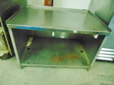 Stainless Steel Restaurant Storage Table (local Pick Up Only )