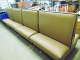 3 Large High Back Double Sided Restaurant Bench Seats (local Pick Up Only )