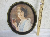 Authentic 1923 Coca Cola Flapper Girl Tray