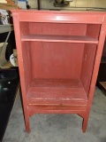 Vtg & Rustic Hand Made Solid Wood Farm Style Cabinet (local Pick Up Only )