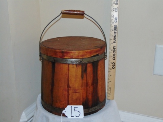 Primitive Bent Wood Pantry / Firkin Box