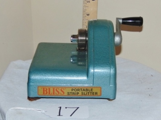 Vtg Harry M. Fraser Bliss Portable Strip Slitter