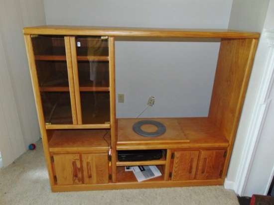 Solid Wood Entertainment Center By Legends Furniture( Local Pick Up Only )