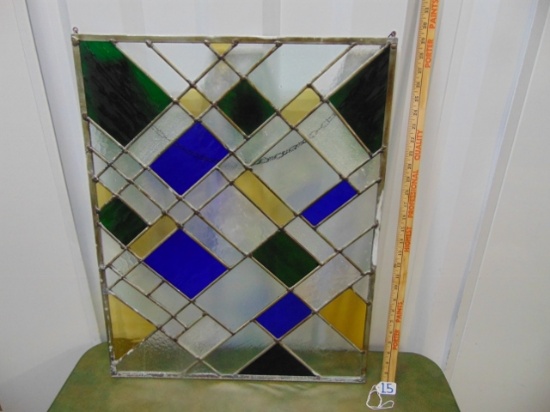 Very Nice Genuine Stained Glass Panel