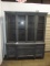 Vtg Solid Wood & Antiqued Green China Cabinet (LOCAL PICK UP ONLY)