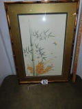 Original Vtg Japanese Water Color Painting, Signed & Has Artists Stamp(LOCAL PICK UP ONLY)