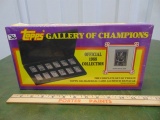 1988 N I B Set Of 12 Topps Gallery Of Champions Aluminum Baseball Cards